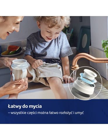 Lovi Kubek 360° Night&Day Rabbit świecący w ciemności 250 ml