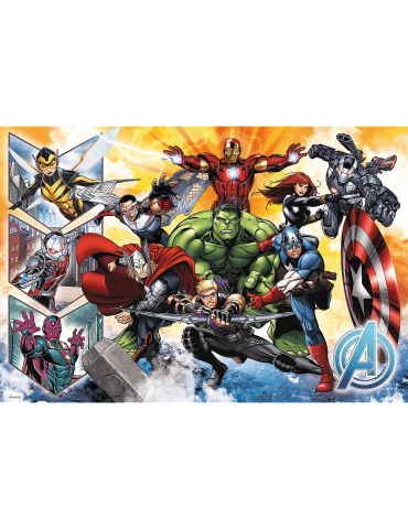 Trefl Puzzle Siła Avengersów Avengers 100 elementów