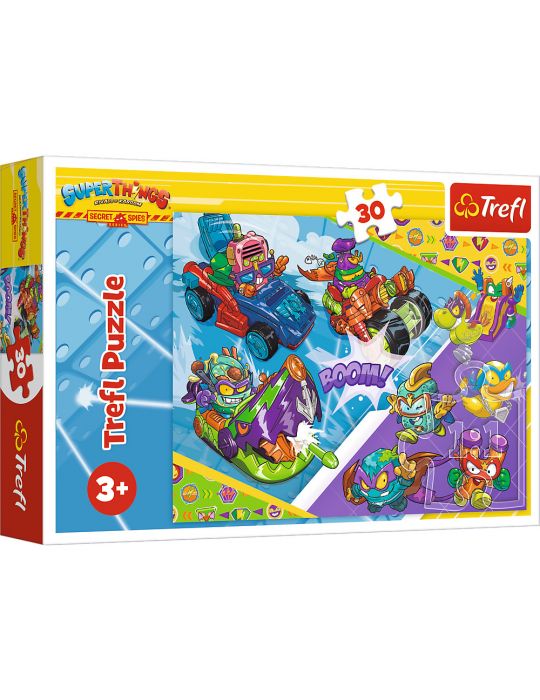 Trefl Puzzle Drużyna super szpiegów Super Things 30 elementów