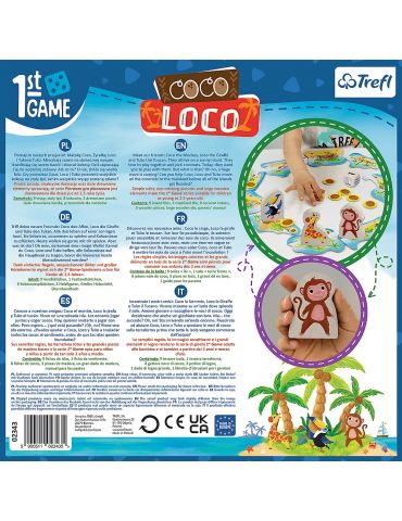 Trefl Gra pierwsza planszowa Coco Loco