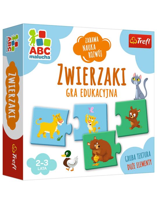 Trefl Gra dla dzieci Zwierzaki ABC Malucha