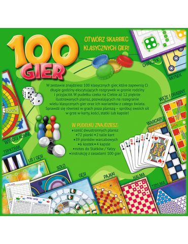 Trefl Gra planszowa 100 gier