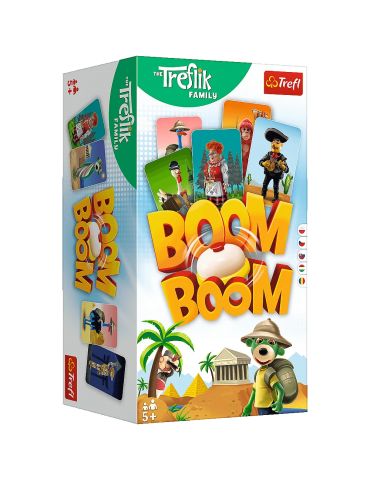 Trefl Gra zręcznościowa BOOM BOOM Rodzina Treflików