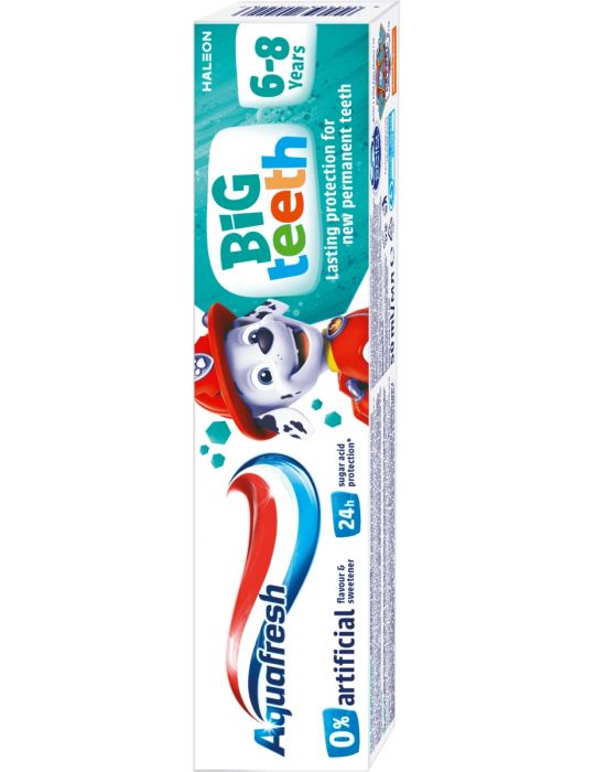 Aquafresh Pasta do zębów z fluorkiem 6-8 lat Big teeth 50ml