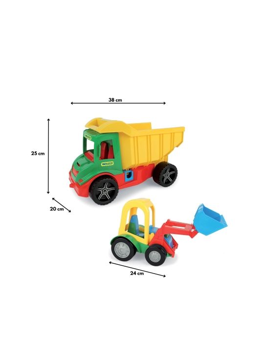 Wader Multi Truck Wywrotka ze spychaczem buggy