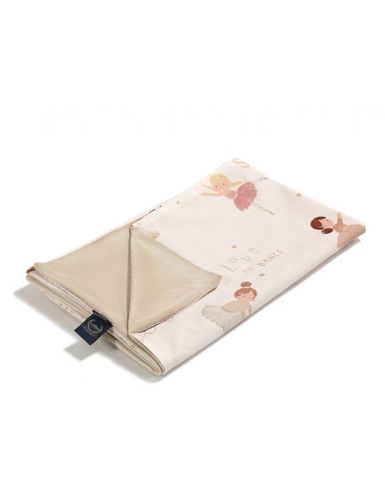 La Millou Lekki koc bawełniany velvet L 110x140 ( Ballerine )