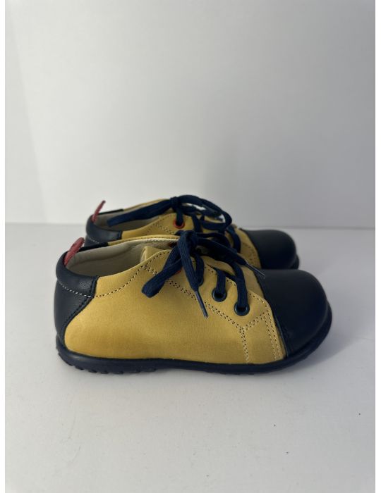 Emel Buty skórzane dziecięce Trzewiki Roczki E 2434-19