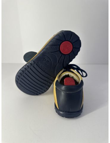 Emel Buty skórzane dziecięce Trzewiki Roczki E 2434-19 Emel Buty skórzane dziecięce Trzewiki Roczki E 2434-19