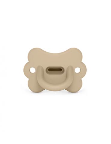 Suavinex SX Pro smoczek fizjologiczny silikonowy Colour Essense 6-18m+ Motylek beżowy