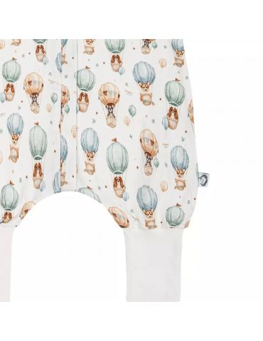 Bonjour Cherie Śpiworek bawełniany light z nogawkami 1-3 lata Pieski