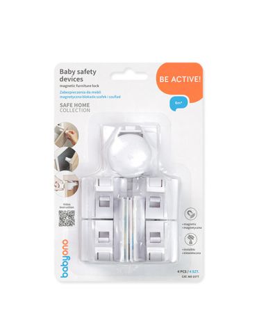 copy of BabyOno Zabezpieczenie do mebli Blokada magnetyczna szafek i szuflad 4 szt.