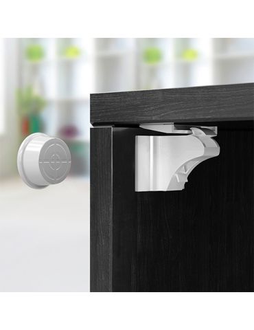 BabyOno Zabezpieczenie do mebli Blokada magnetyczna szafek i szuflad 4 szt.