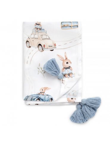 Yosoy Otulacz bambusowy z chwostami 120/120 Cars