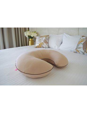 Motherhood Poduszka Fasolka do karmienia jersey Classics beżowy