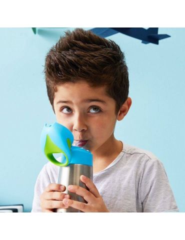 B.Box Butelka termiczna ze słomką 350ml Indigo Rose