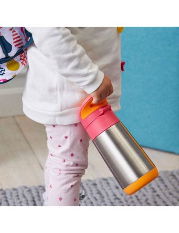 B.Box Butelka termiczna ze słomką 350ml Indigo Rose