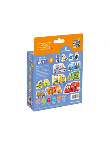 CzuCzu Puzzle do pary Auta 18m+