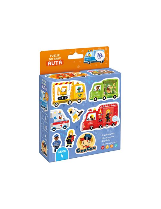 CzuCzu Puzzle do pary Auta 18m+