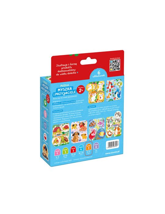 CzuCzu Puzzle Myszka i przyjaciele 2+