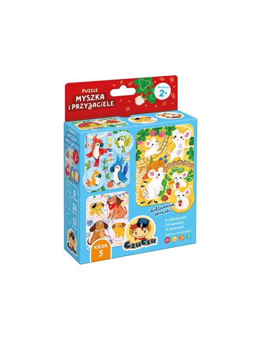 CzuCzu Puzzle Myszka i przyjaciele 2+