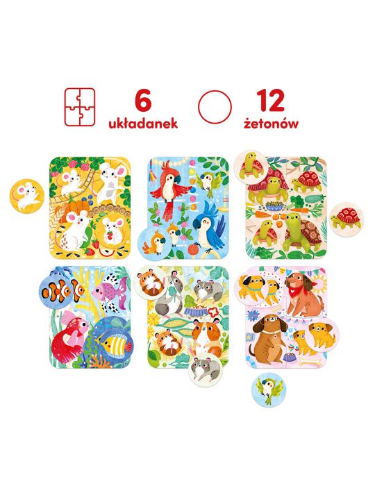 CzuCzu Puzzle Myszka i przyjaciele 2+