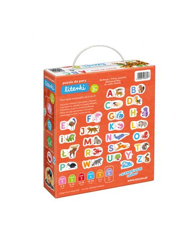 CzuCzu Puzzle do pary Literki 3+