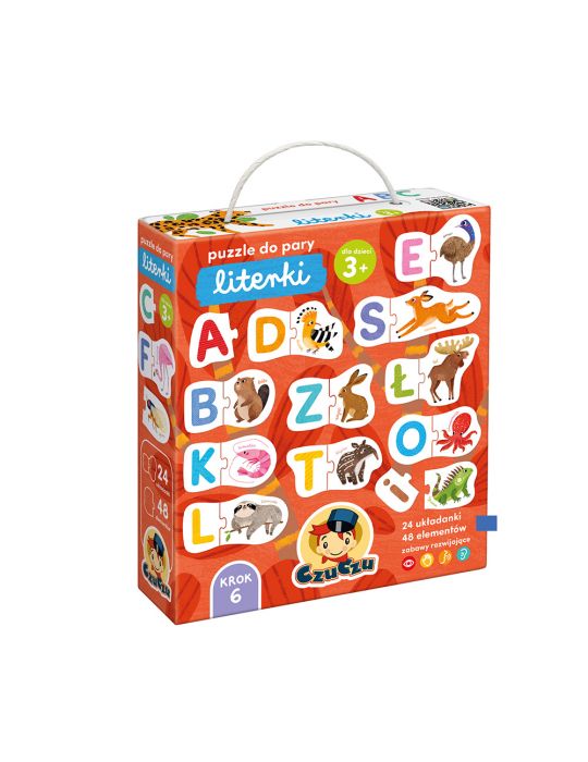 CzuCzu Puzzle do pary Literki 3+
