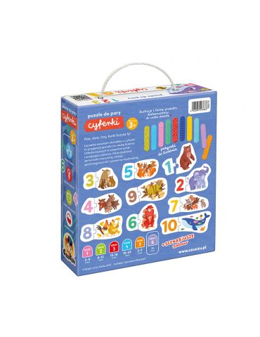 CzuCzu Puzzle do pary Cyferki 3+
