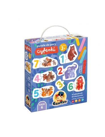 CzuCzu Puzzle do pary Cyferki 3+