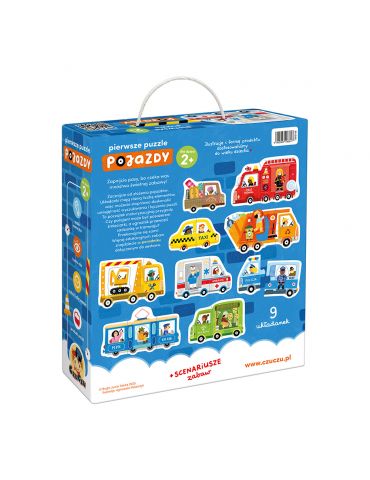 CzuCzu Pierwsze puzzle Pojazdy 2+