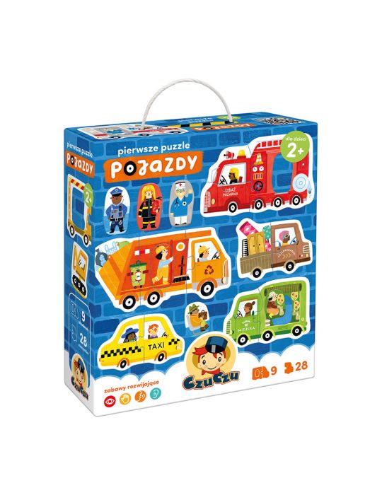 CzuCzu Pierwsze puzzle Pojazdy 2+