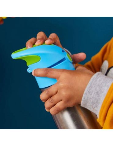 B.Box Butelka termiczna ze słomką 500ml Blue Slate B.Box Butelka termiczna ze słomką 500ml Blue Slate