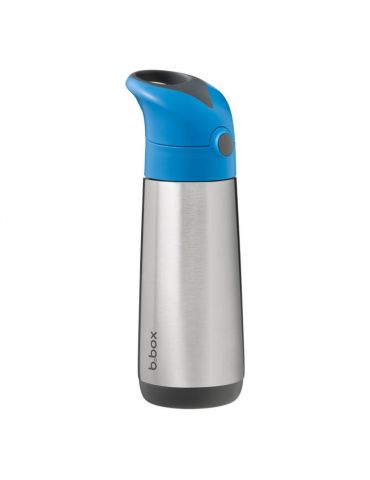 B.Box Butelka termiczna ze słomką 500ml Blue Slate