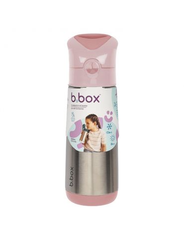 B.Box Butelka termiczna ze słomką 500ml Blush Crush