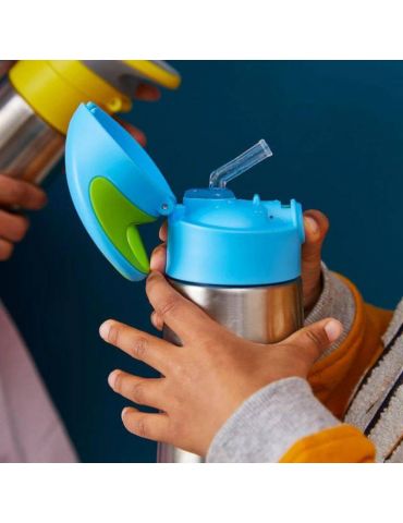 B.Box Butelka termiczna ze słomką 500ml Blush Crush