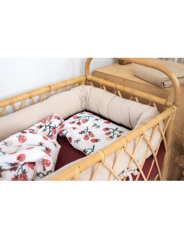 Poofi Ochraniacz do łóżeczka 275 cm latte