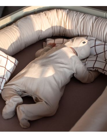 Poofi Ochraniacz do łóżeczka 275 cm latte