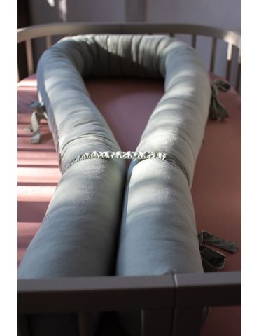 Poofi Ochraniacz do łóżeczka 275 cm szałwia