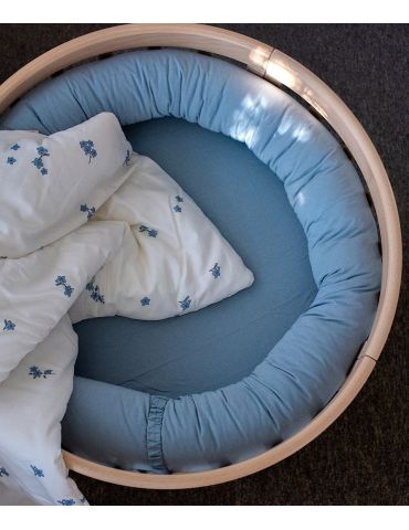 Poofi Ochraniacz do łóżeczka 275 cm dusty blue Poofi Ochraniacz do łóżeczka 275 cm dusty blue