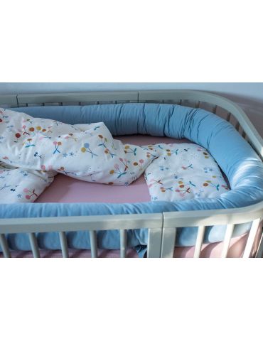 Poofi Ochraniacz do łóżeczka 275 cm dusty blue
