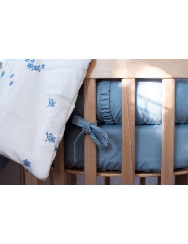 Poofi Ochraniacz do łóżeczka 275 cm dusty blue Poofi Ochraniacz do łóżeczka 275 cm dusty blue