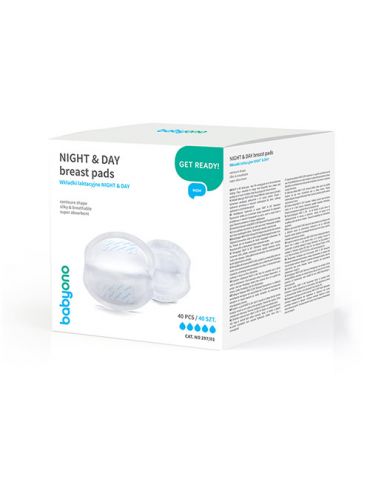 BabyOno Wkładki laktacyjne Night&Day 40 szt.