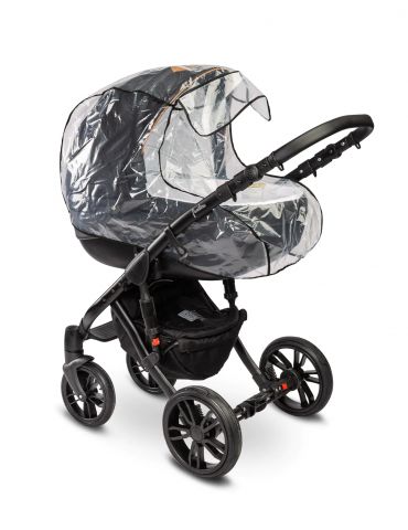Caretero Folia przeciwdeszczowa na wózek głęboki