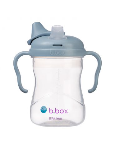B.Box Kubek niekapek z miękkim ustnikiem 240 ml błękitny 4m+