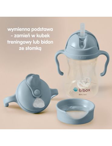 B.Box Kubek niekapek z miękkim ustnikiem 240 ml błękitny 4m+