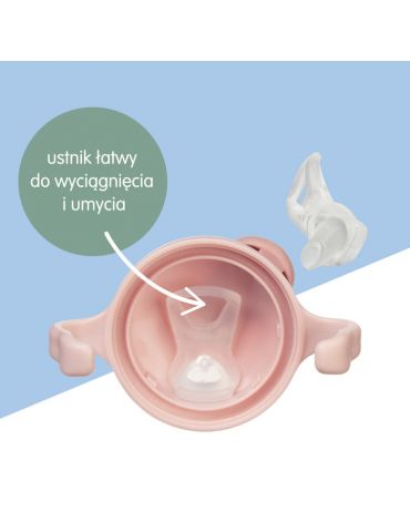 B.Box Kubek niekapek z miękkim ustnikiem 240 ml błękitny 4m+