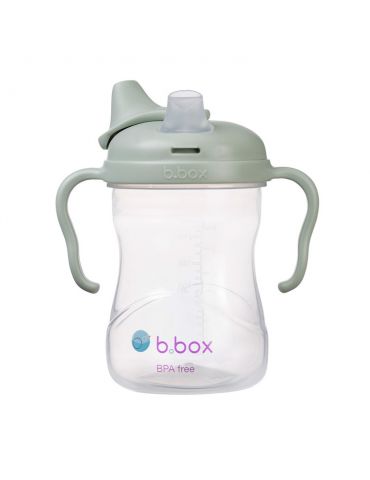 B.Box Kubek niekapek z miękkim ustnikiem 240 ml szałwiowy 4m+