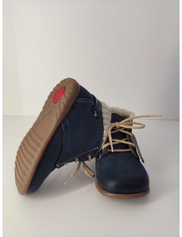 Emel Buty skórzane dziecięce Roczki ocieplane EY-2440C-2 Emel Buty skórzane dziecięce Roczki ocieplane EY-2440C-2