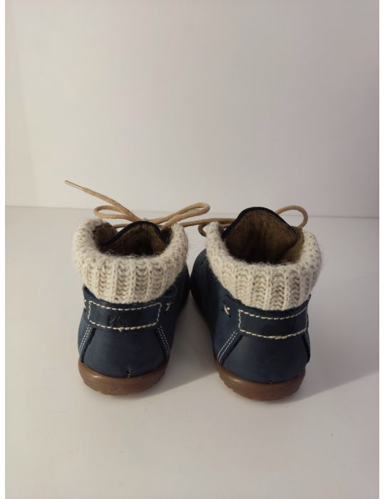 Emel Buty skórzane dziecięce Roczki ocieplane EY-2440C-2