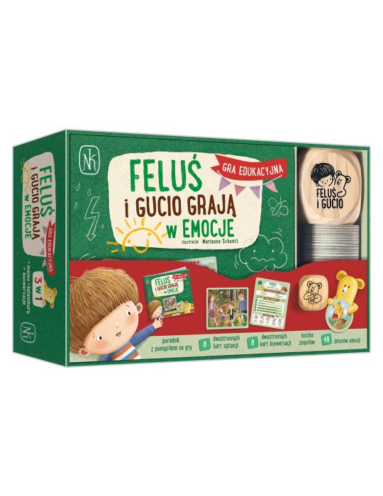 Gra Feluś i Gucio grają w emocje Nasza Księgarnia